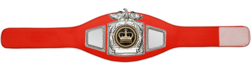 PROEAGLE BLACK CHAMPION CROWN CHAMPIONSHIP BELT - PROEAGLE/S/BLKGEM - AVAILABLE IN 6+ COLOURS